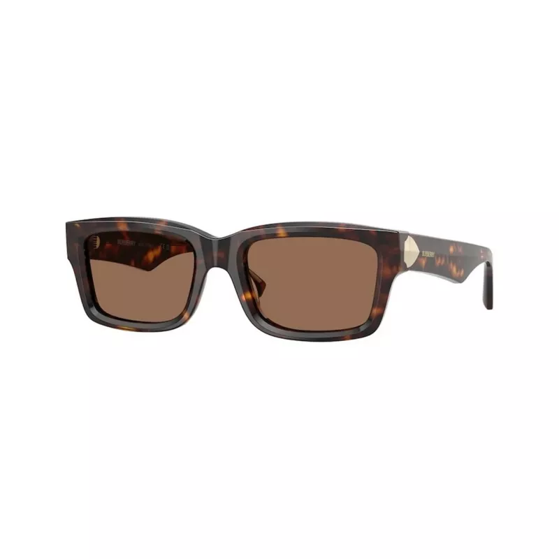 Burberry BE4443-300273 moteriški katės akies formos akiniai nuo saulės, Havana rėmelis, rudi gradientiniai lęšiai, 55mm