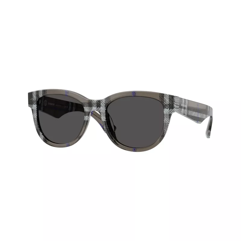 Burberry BE4432U414787 moteriški kvadratiniai akiniai nuo saulės, tamsi havana / tamsiai pilki, 54/19/140 mm