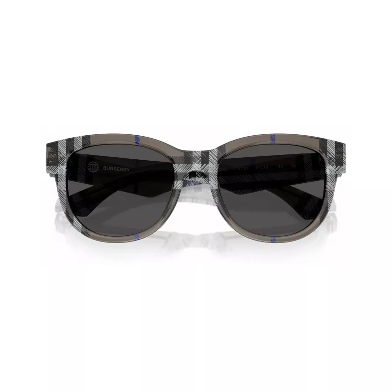 Burberry BE4432U414787 moteriški kvadratiniai akiniai nuo saulės, tamsi havana / tamsiai pilki, 54/19/140 mm