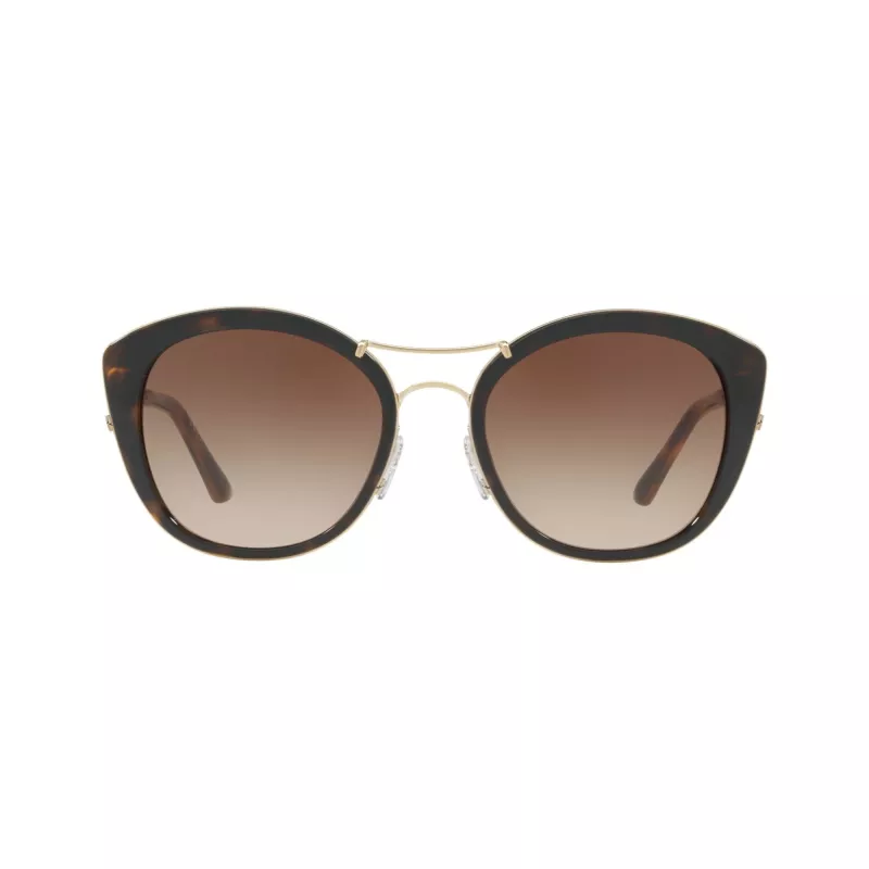 Burberry BE4251Q300213 moteriški katės akies formos akiniai nuo saulės, tamsiai havajos rėmelis, rudi gradientiniai lęšiai, 53mm