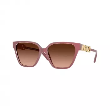 Versace moteriški akiniai nuo saulės VE4471B Cat Eye, Havana rėmelis, rudi gradientiniai stiklai, 56mm VE4471B54755M