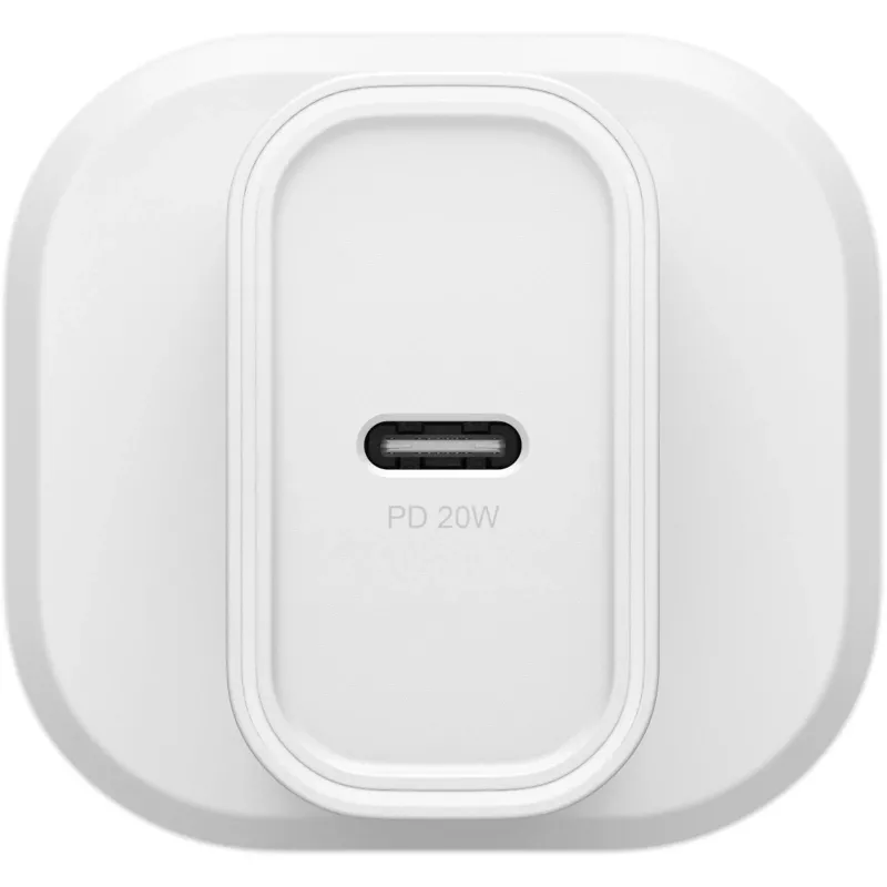 OtterBox 20W USB-C PD sieninis įkroviklis - baltas 78-81346