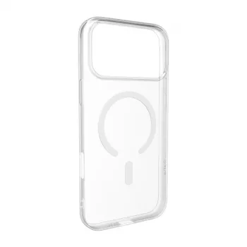 PURO Mag Cover Apple iPhone 17 Pro dėklas - permatomas pilkas rožinis PUIPC17P6303MAGTRGRS