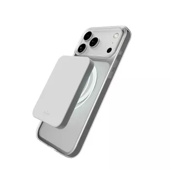 PURO Mag Cover Apple iPhone 17 Pro dėklas - permatomas pilkas rožinis PUIPC17P6303MAGTRGRS