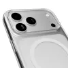PURO Mag Cover Apple iPhone 17 Pro dėklas - permatomas pilkas rožinis PUIPC17P6303MAGTRGRS