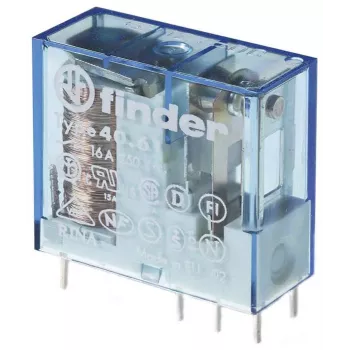 Finder 40.61.9.024.1300 miniatiūrinė PCB relė 24V DC 16A 1NO