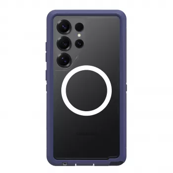 OTTERBOX Defender XT Clear MagSafe dėklas Samsung Galaxy S25 Ultra - violetinė (Thistle Purple) 77-97585