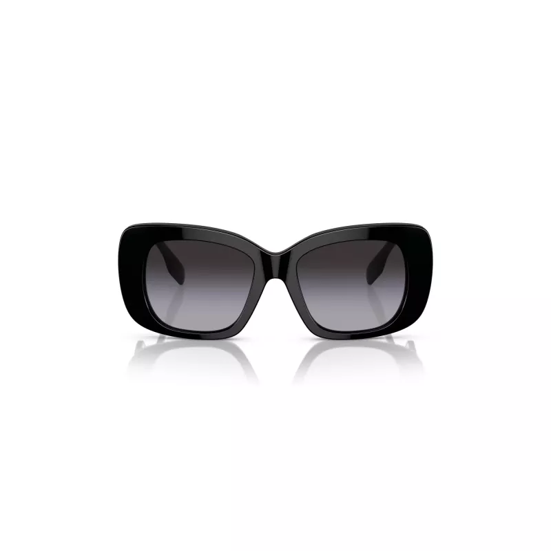 Burberry BE4410-30018G moteriški akiniai nuo saulės - juodas rėmelis, pilki gradientiniai lęšiai, 52mm