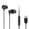 AIWA ESTM-50USB-C/BK ausinės su mikrofonu, USB-C, juodos