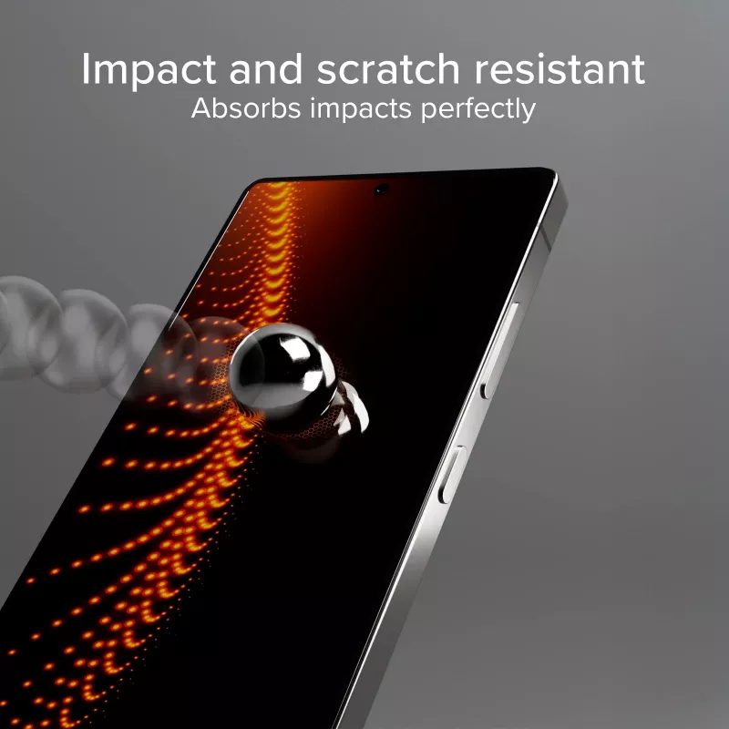 SBS Mobile grūdinto stiklo ekrano apsauga Samsung Galaxy A36 - 9H kietumas, visiškai dengiantis 3D lenktas kraštas, oleofobinė danga, be burbuliukų, 0,3 mm, 1 vnt. TEAPPLD3OSAA36