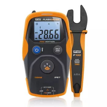 HT Instruments Flashmeter Pro TRMS skaitmeninis multimetras su liuksmetru ir blykstės trukmės matavimu 1010601