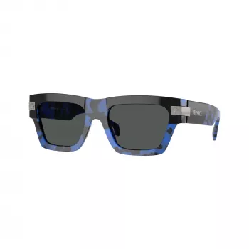 Versace VE4464-545887 moteriški katės akies formos akiniai nuo saulės, juodi/pilki, 55 mm