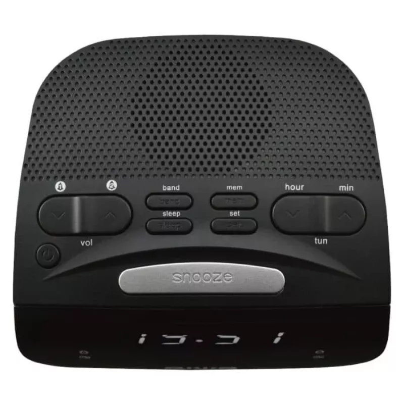 AIWA CR-15 skaitmeninis radijo žadintuvas, juodas