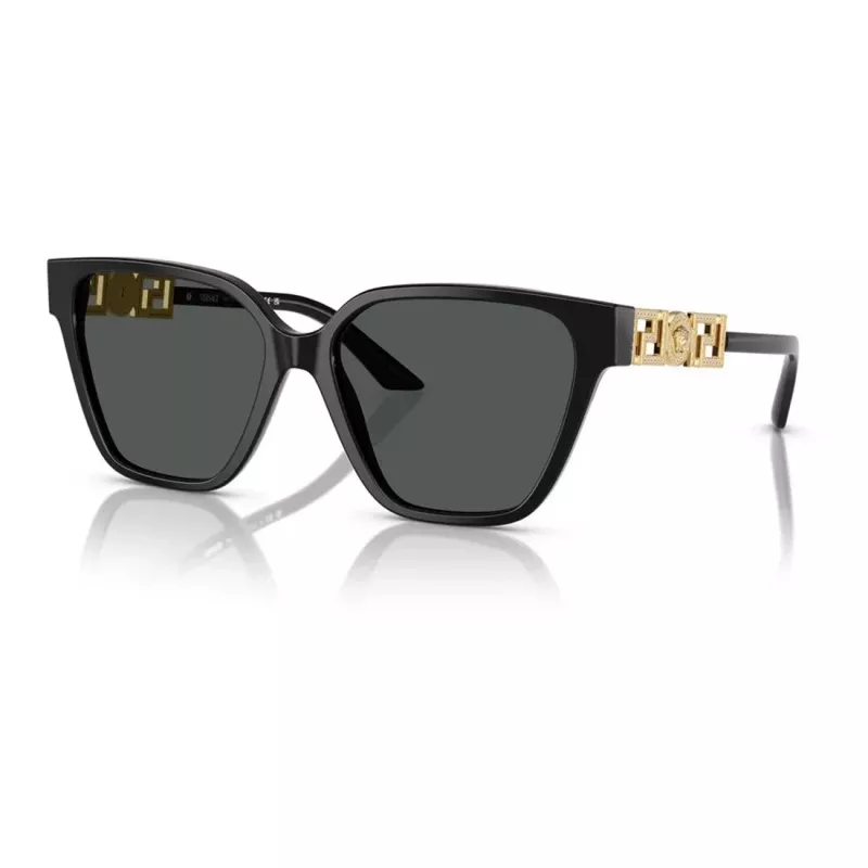 Versace moteriški akiniai nuo saulės VE4471BGB187 juodi/pilki 56mm