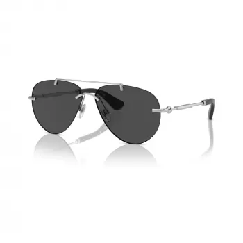 Burberry BE31511316876 moteriški pilotiniai akiniai nuo saulės, auksinio rėmo, rudi gradientiniai lęšiai, 60 mm