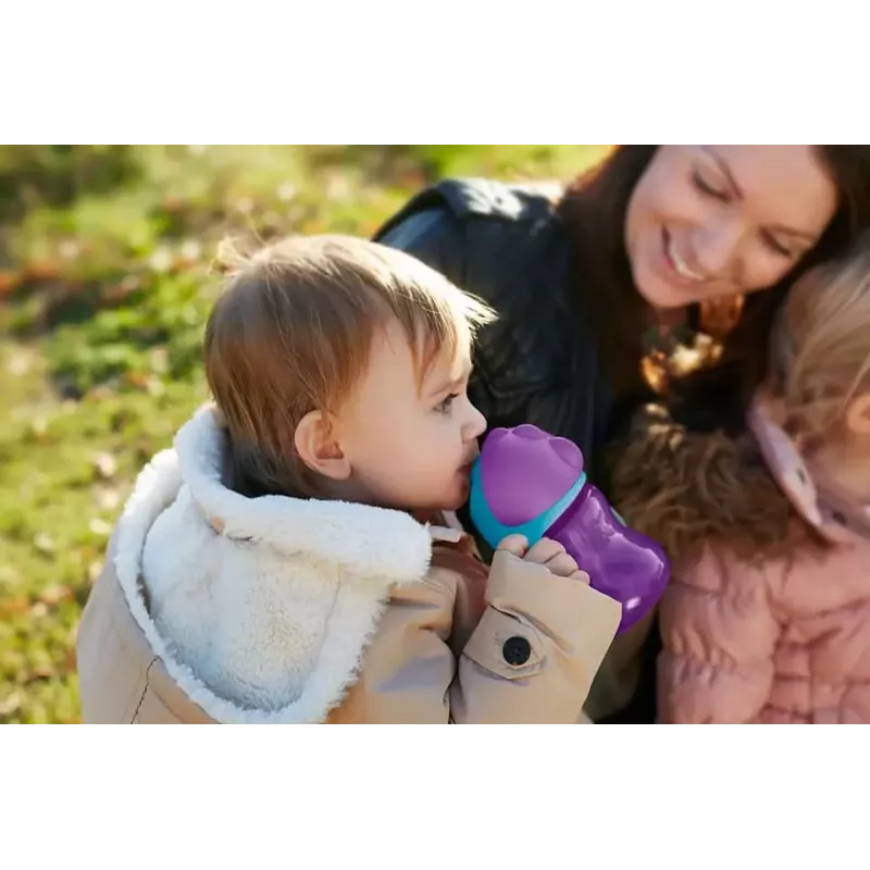 Philips Avent lankstaus šiaudelio puodelis 200 ml, 9m+, violetinis