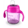 Philips AVENT Easy Sip mokomasis puodelis su rankenėlėmis, 6M+, 200 ml, silikoninis snapelis, rožinis