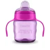 Philips AVENT Easy Sip mokomasis puodelis su rankenėlėmis, 6M+, 200 ml, silikoninis snapelis, rožinis