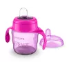Philips AVENT Easy Sip mokomasis puodelis su rankenėlėmis, 6M+, 200 ml, silikoninis snapelis, rožinis