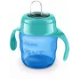 Philips AVENT Easy Sip mokomasis puodelis su rankenėlėmis, 6 mėn.+, 200ml, silikoninis snapelis, žalias