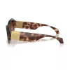 Versace VE4466U vyriški kvadratiniai acetatiniai akiniai nuo saulės, juodas rėmelis, pilki stiklai, 54mm VE4466U54613B