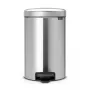 Brabantia NewIcon pedalinė šiukšliadėžė 12L Matt Steel