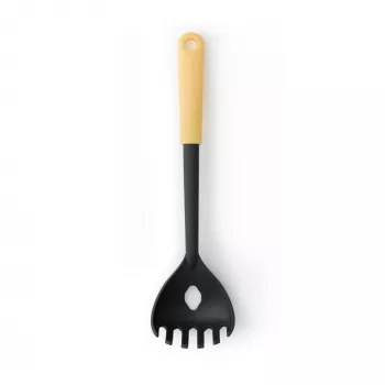 Brabantia Spaghetti Server, Vanilla Yellow, nailoninis, karščiui atsparus, tinka plauti indaplovėje
