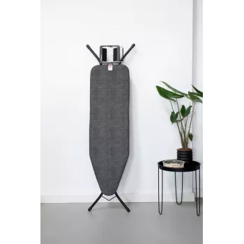 Brabantia lyginimo lentos užvalkalas Denim Black, dydis B, 124x38 cm, 8 mm pamušalas