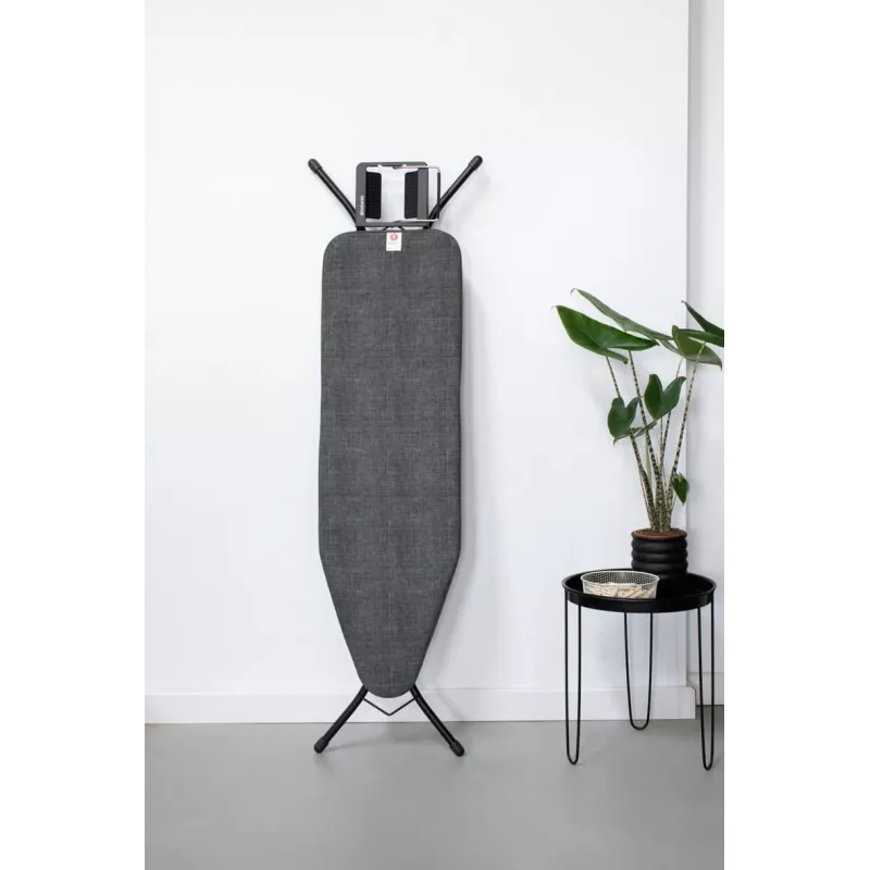 Brabantia lyginimo lentos užvalkalas Denim Black, dydis B, 124x38 cm, 8 mm pamušalas