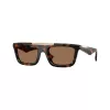 Burberry BE4451U300273 vyriški kvadratiniai acetatiniai akiniai nuo saulės, Havana, rudi gradientiniai lęšiai, 54-21-140