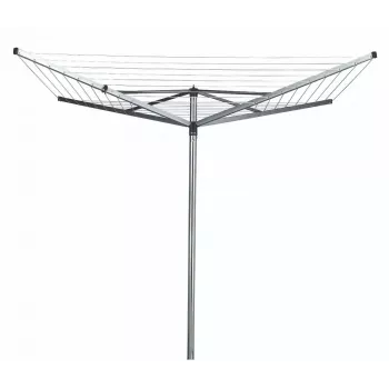 Brabantia Topspinner sukamoji drabužių džiovykla 40 m, 4 alkūnės, Metallic Grey