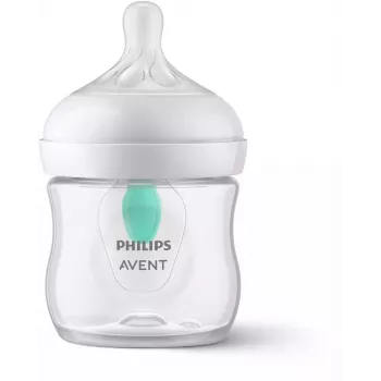 Philips Avent Natural Response prieškolikinis buteliukas su AirFree ventiliacija, 125 ml, naujagimio Flow 1, 0m+