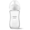 Philips AVENT Natural Response stiklinis kūdikių buteliukas 240 ml, vidutinio srauto žindukas, nuo 1 mėn.