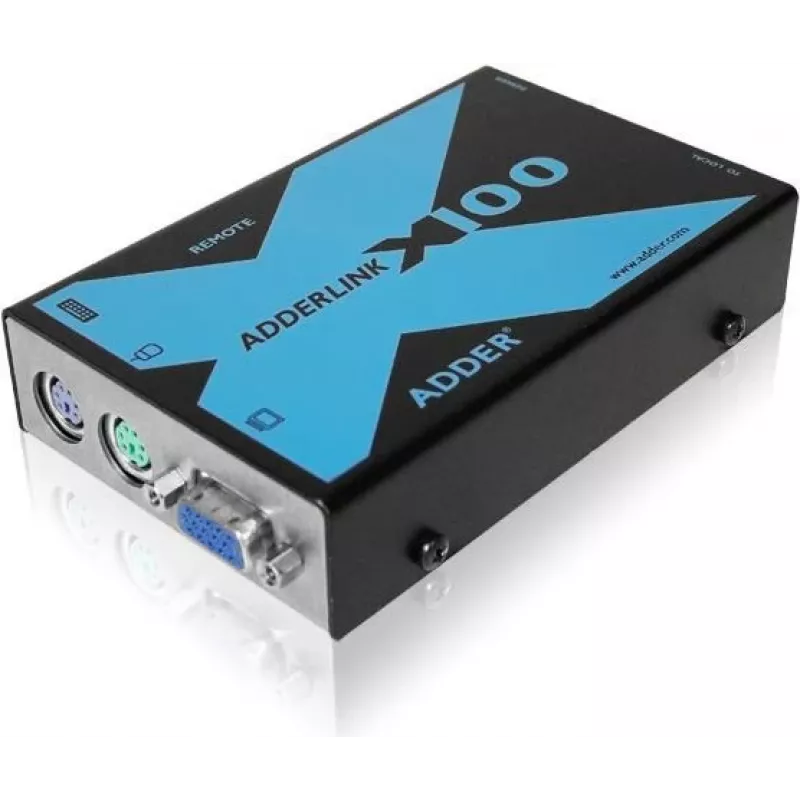 Adder Adderlink X100 VGA USB KVM prailgintuvų rinkinys per CAT iki 100 metrų (X100-USB/P-IEC)
