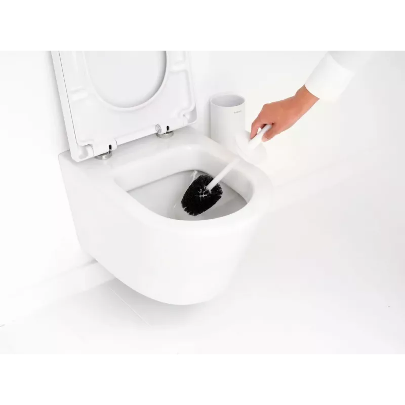 Brabantia ReNew tualeto šepetys su laikikliu, Mineral White