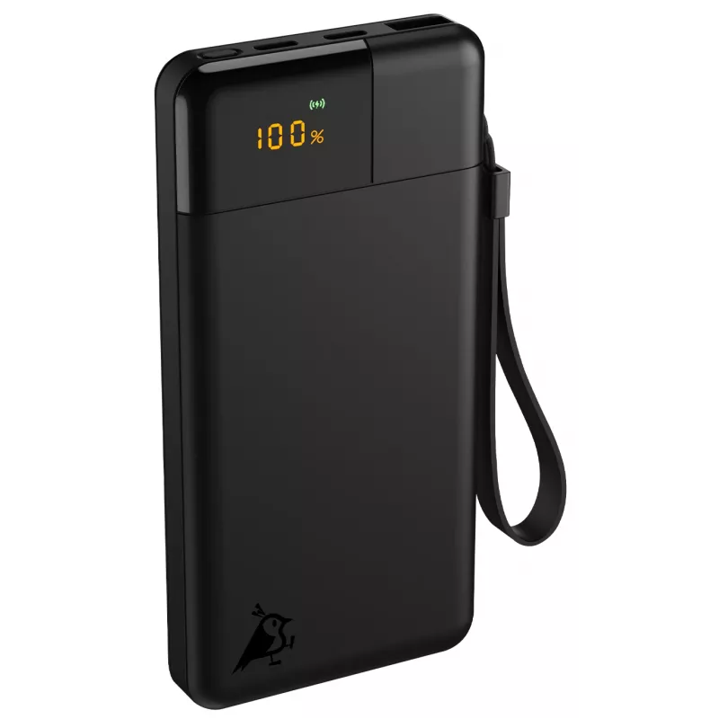 Aqiila Powerbird B10 nešiojamas įkroviklis (power bank) 20W juodas, 10000 mAh, AQPBPBIB10BBK942
