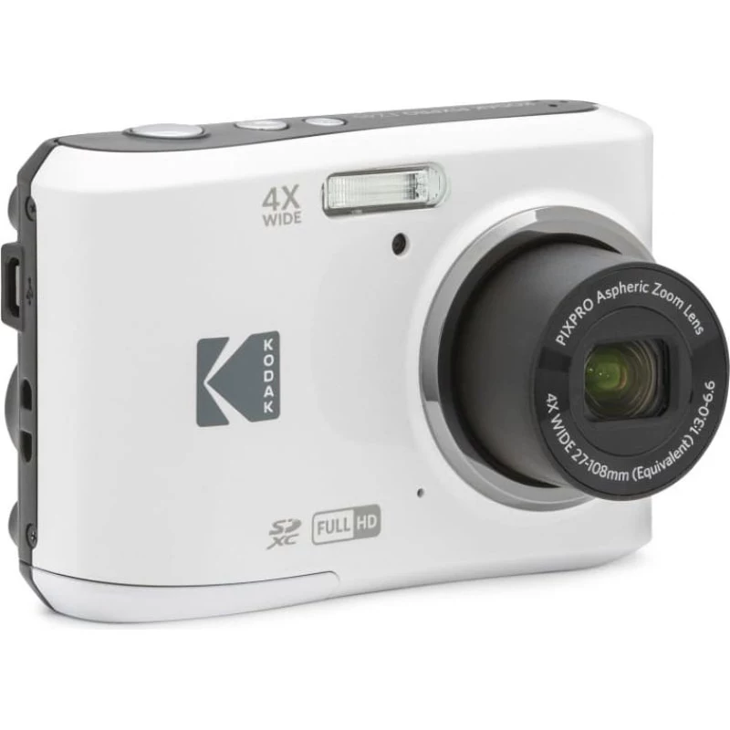 Kodak PIXPRO FZ45 baltas skaitmeninis fotoaparatas