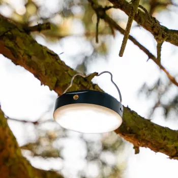 Aqiila Powerbird BL10 10000mAh 20W nešiojamas įkroviklis su LED lempa - juodas AQPBPBIBL1SG980