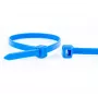 WKK mėlynos kabelių rišimo juostelės 100 x 2,5 mm, 100 vienetų, poliamidas 6.6 11032671