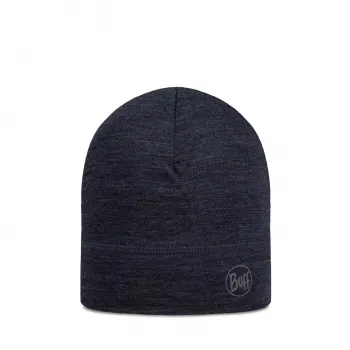 BUFF Lightweight Merino Beanie - Solid Night Blue, M dydis