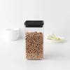 Brabantia Make & Take stačiakampė maisto laikymo talpa 1,6 L, tamsiai pilka