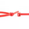 WKK raudoni nailono kabelių raiščiai 300 x 3,6 mm, 100 vnt. 110194271