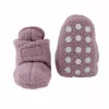 Lodger Slipper Teddy kūdikių šlepetės, rožinės, 6-12 mėnesių, neslystančiu padu, flisas