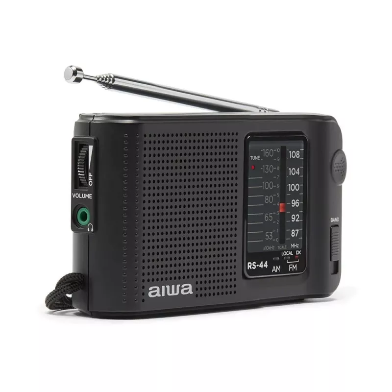 AIWA RS-44 kišeninis radijas AM/FM, juodas