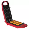 Trebs 6-in-1 Snack Maker Red – vaflių, sumuštinių, grilio, spurgų, poffertjes ir keksiukų keptuvas