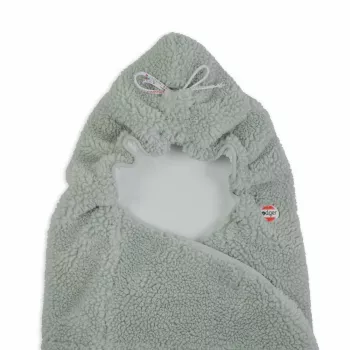 Lodger WPT 109 Wrapper Teddy Silk Touch kūdikių vystyklų antklodė, kreminės spalvos