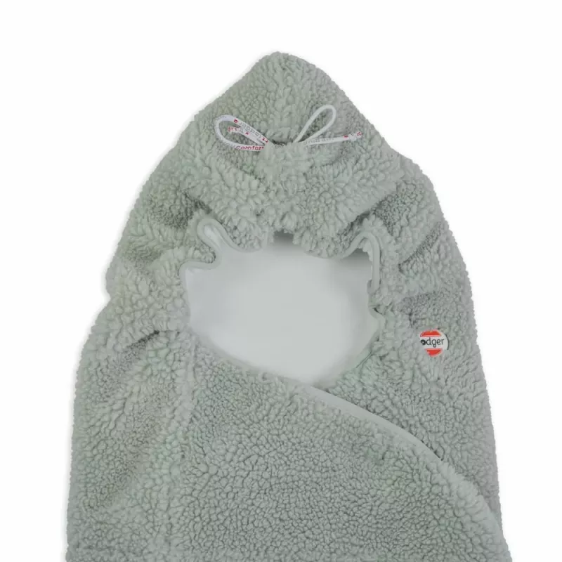 Lodger WPT 109 Wrapper Teddy Silk Touch kūdikių vystyklų antklodė, kreminės spalvos