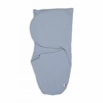 Lodger Bundler Solid Cotton kūdikio vystyklai, Blue Fogg
