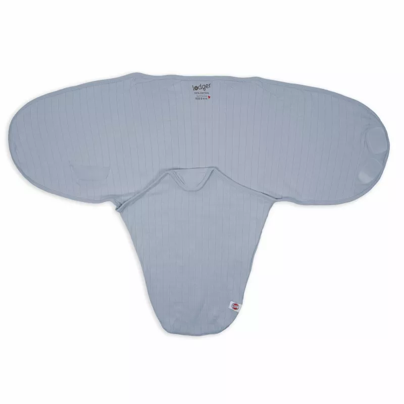 Lodger Bundler Solid Cotton kūdikio vystyklai, Blue Fogg
