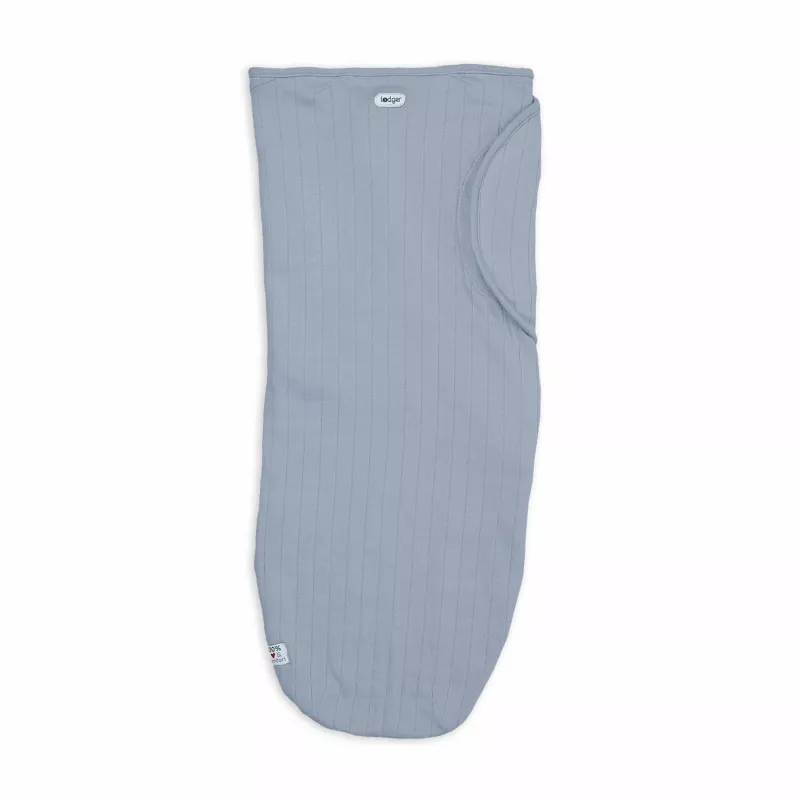 Lodger Bundler Solid Cotton kūdikio vystyklai, Blue Fogg